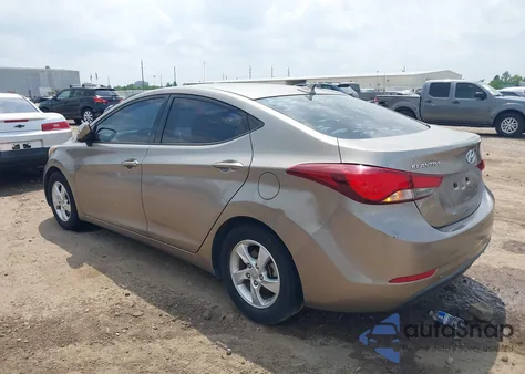 2014 Hyundai Elantra Se z USA, uszkodzony, nr VIN 5NPDH4AE3EH519825